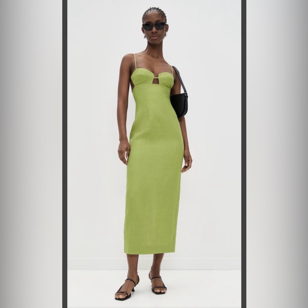 Reformation size 10 Malibu Linen Dress